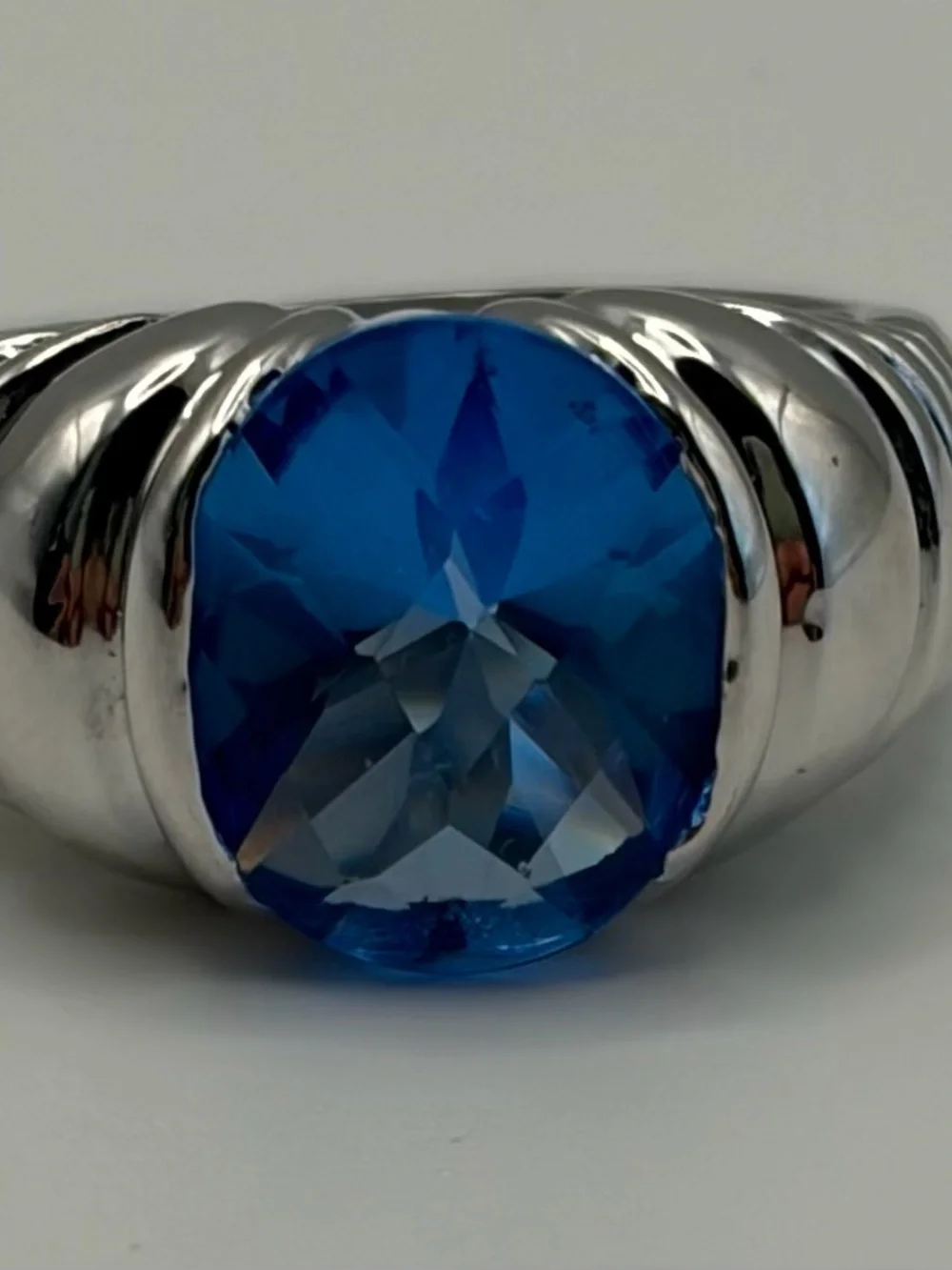 Blue Topaz Ring